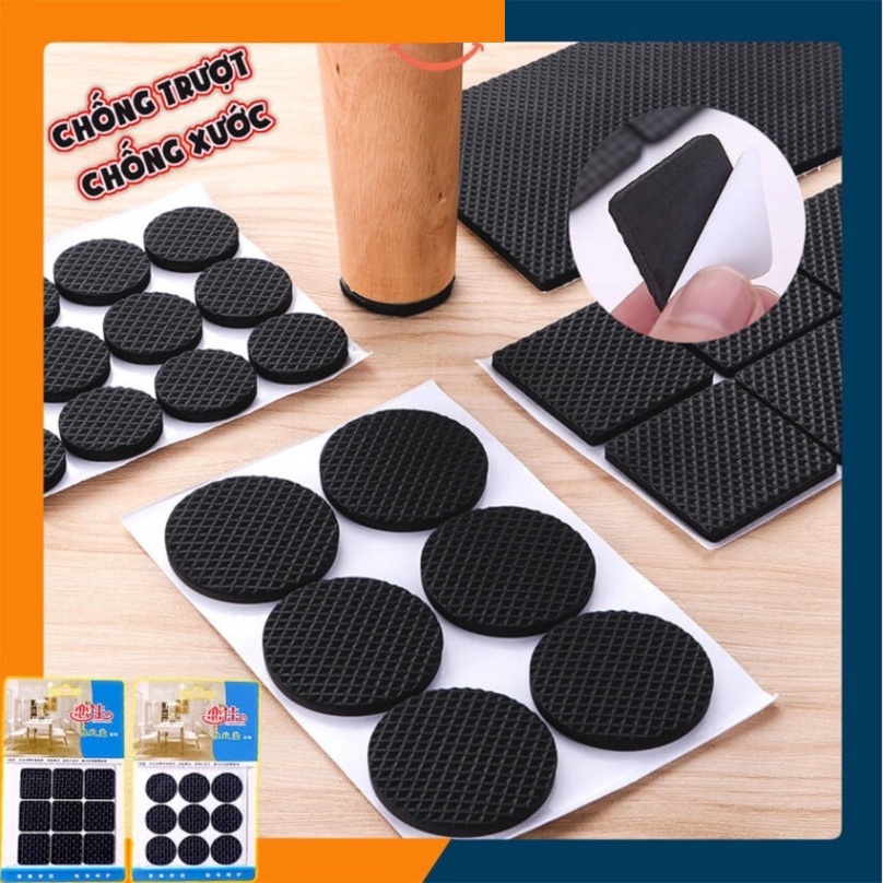 Miếng Dán Chân Bàn Ghế Chống Trượt Hamart Bọc Lót Chân Bàn Ghế Chống Ồn Chống Xước Nền Nhà ILY
