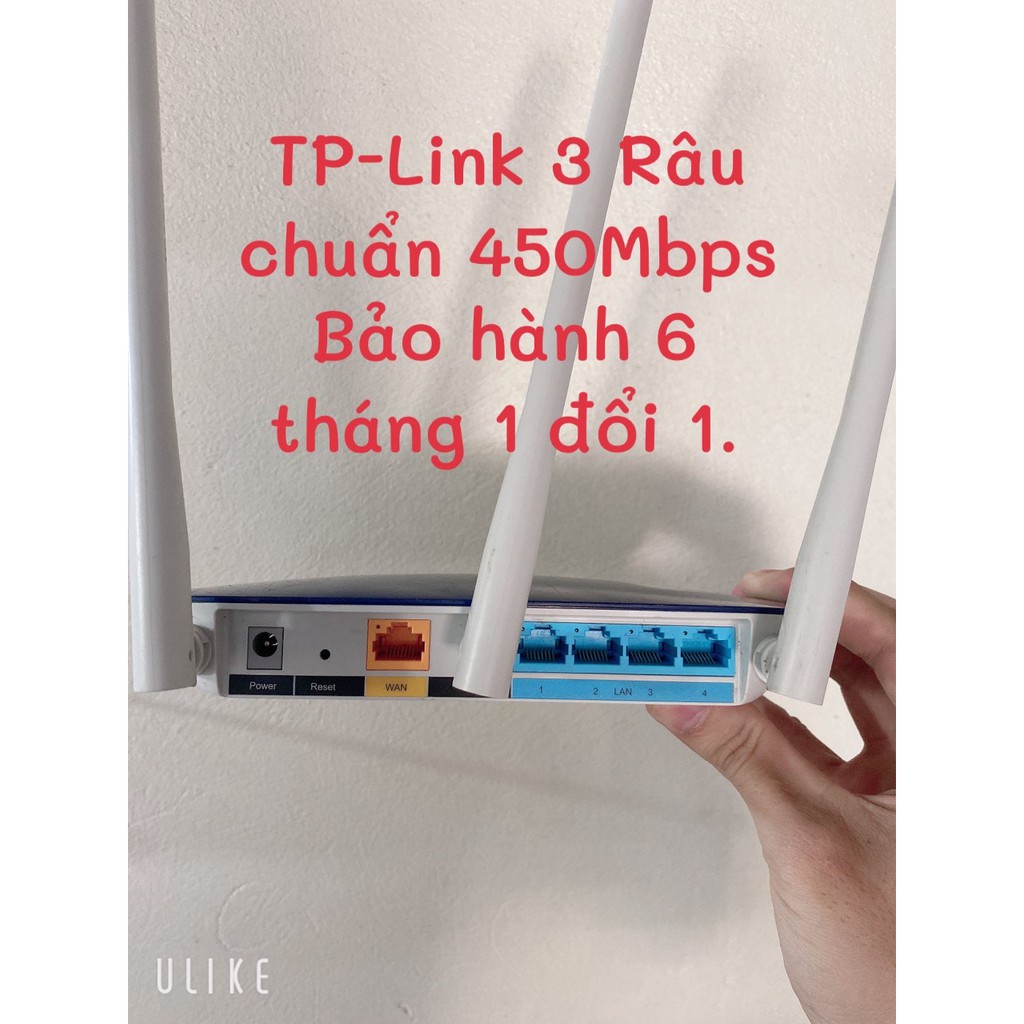 Bộ Phát WiFi TpLink 3 Râu 886N Xuyên Tường Giá Rẻ Vô Địch Tốc Độ 450Mbps