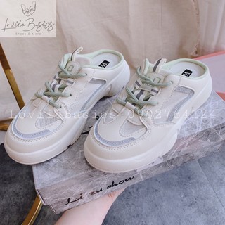 LOVIIE BASICS - GIÀY BATA ĐẠP GÓT THỜI TRANG  CAO CẤP - MÀU TRẮNG - BATA ĐẠP GÓT THỜI TRANG MÀU TRẮNG - B200512