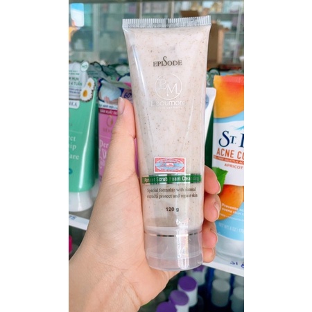 Sữa rửa mặt hạt mơ Beaumore 120g