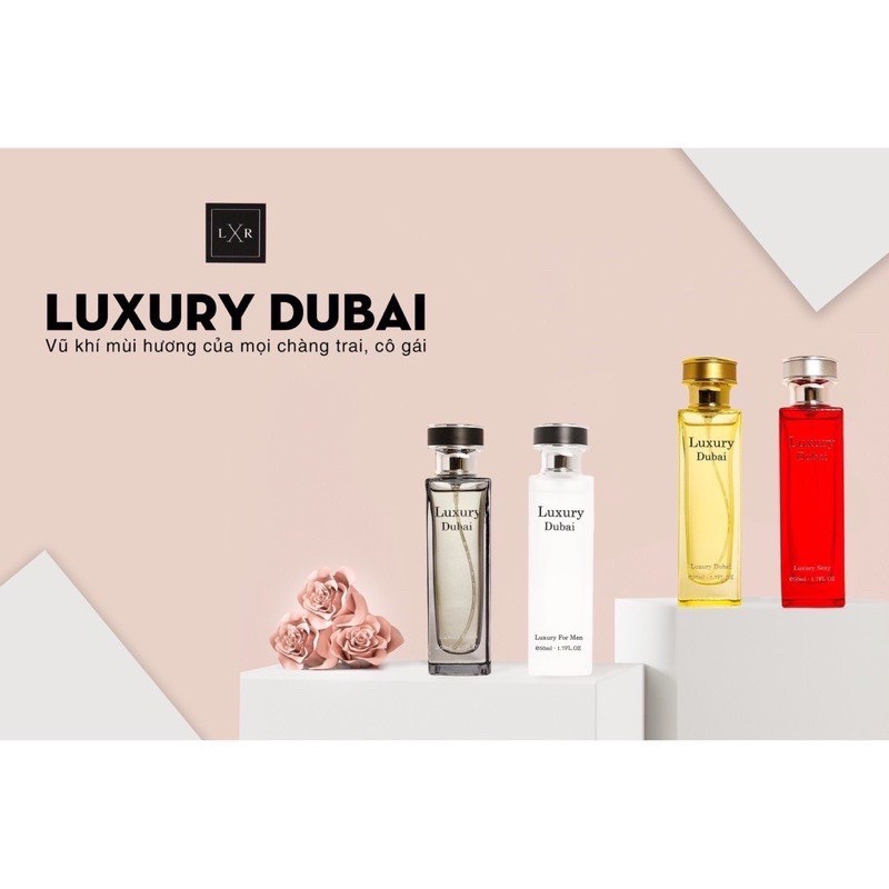 Nước Hoa Luxury Dubai phiên bản mới 50ml Chất Lượng Cao