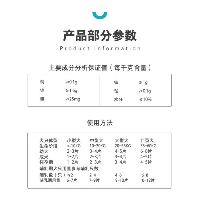 Vitamin Nourse 02 bổ sung sắt và nguyên tố vi lượng, tốt cho chó bầu (160v)