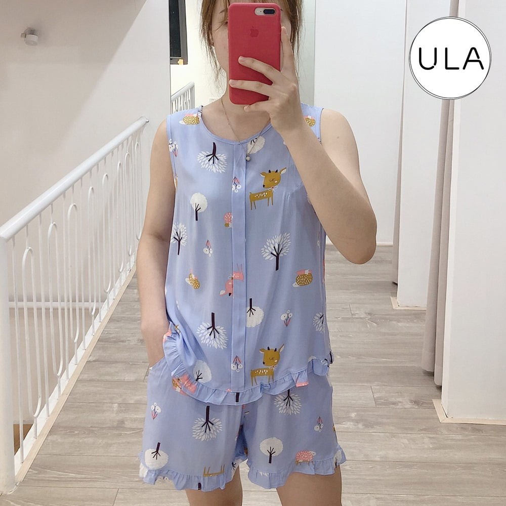 BỘ LANH ĐÙI VIỀN BÈO CHẤT LANH LỤA MÁT, BỘ ĐỒ ĐÙI MẶC NHÀ CHO NỮ CHẤT TOLE