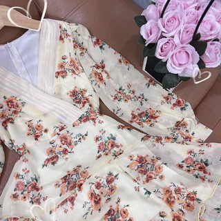 Đầm hoa tầng cổ V.