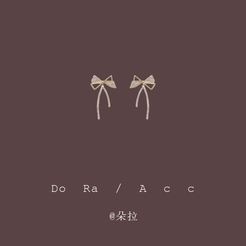 Bông Tai Đính Nơ Sang Trọng Thời Trang 2022 Dành Cho Nữ