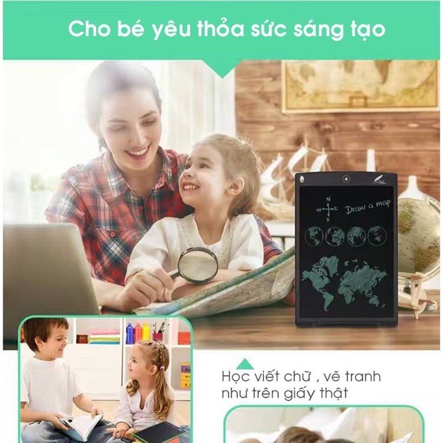 Bảng viết thông minh tự xoá màn hình LCD