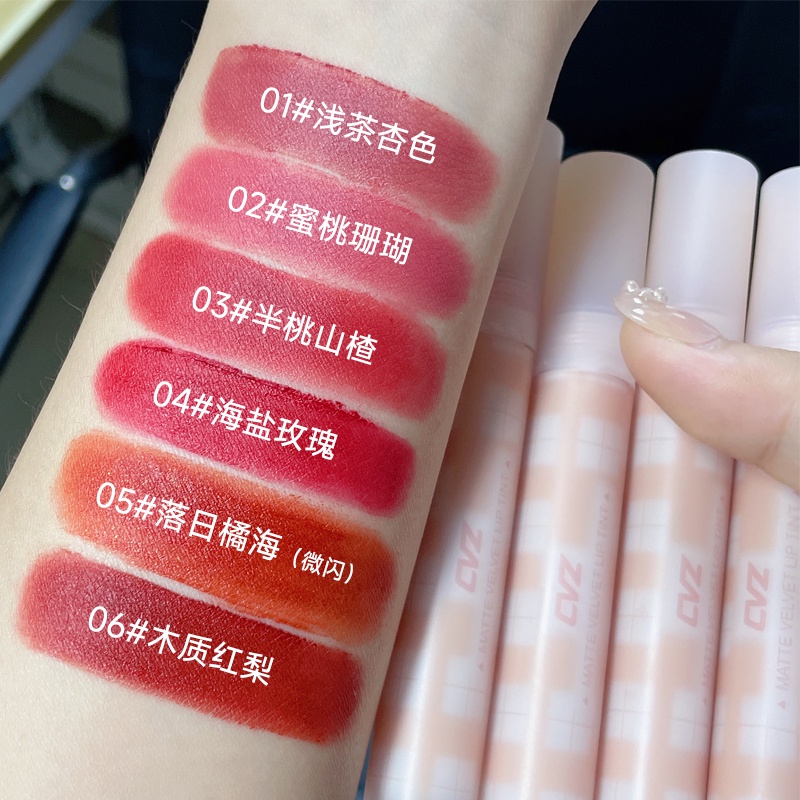 Son Môi CVZ Air Velvet Dạng Lỏng Lâu Trôi Chống Thấm Nước NO.C105