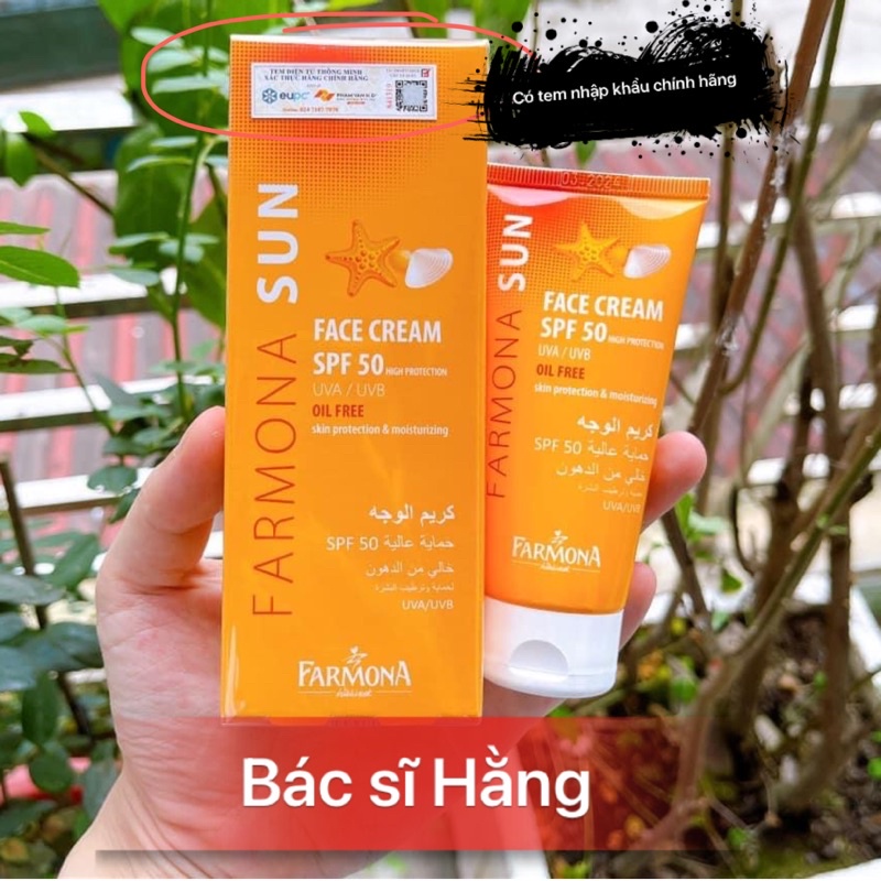 ✅[CHÍNH HÃNG] KEM CHỐNG NẮNG FARMONA SUN 50ml