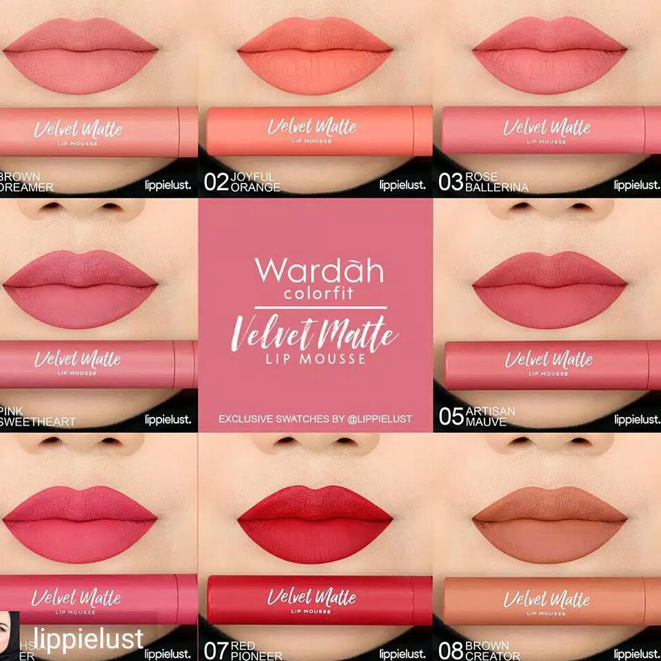 (Hàng Mới Về) Son Kem Lì Mịn Mượt Như Nhung 14 Màu Sắc Tùy Chọn Wardah | BigBuy360 - bigbuy360.vn