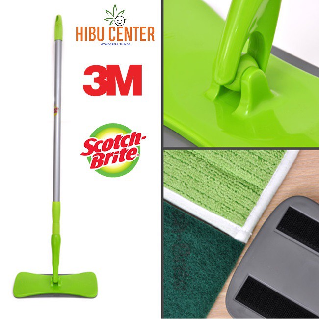 Cây Lau Đa Năng Mới 3M – Cước Chà Sàn Cao Cấp 3 Trong 1 – Hàng Chính Hãng Scotch-Brite | HIBUCENTER