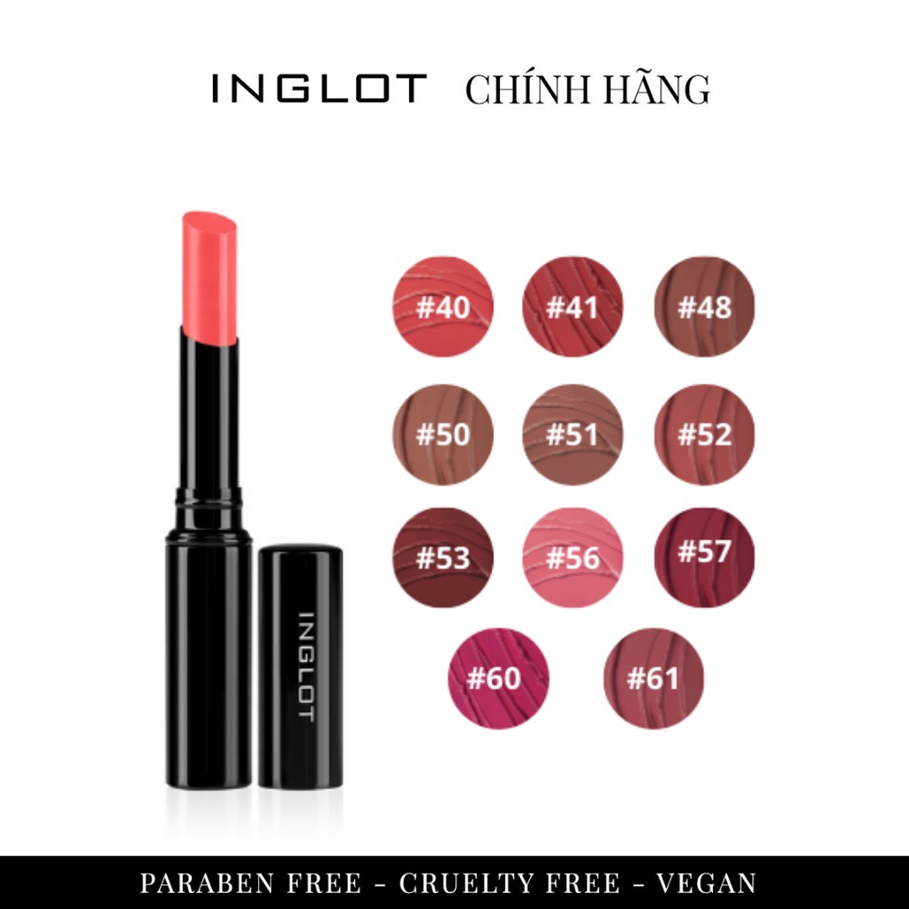 INGLOT - Son thỏi Inglot Slim Gel Lipstick (1.8g)