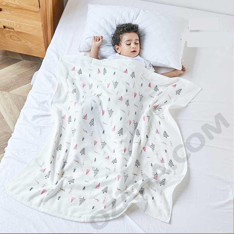 Khăn Muslin khăn đắp, khăn tắm 4 mùa cho bé Cao Cấp Thoáng Khí, Mềm Mại Zenbaby