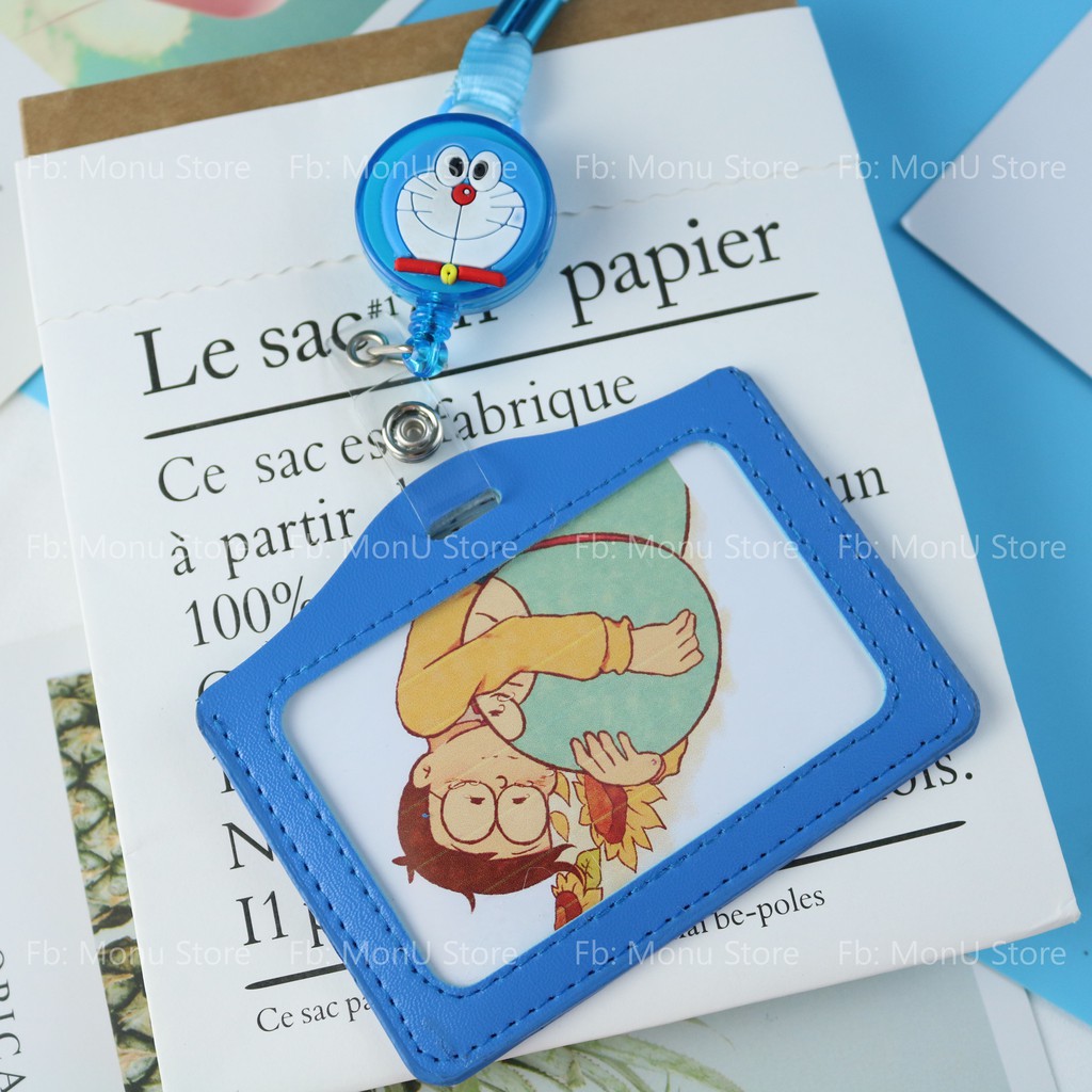 Yoyo co rút thông minh và bảng tên nhân viên hình DORAEMON DOREMON dễ thương cute MON0167