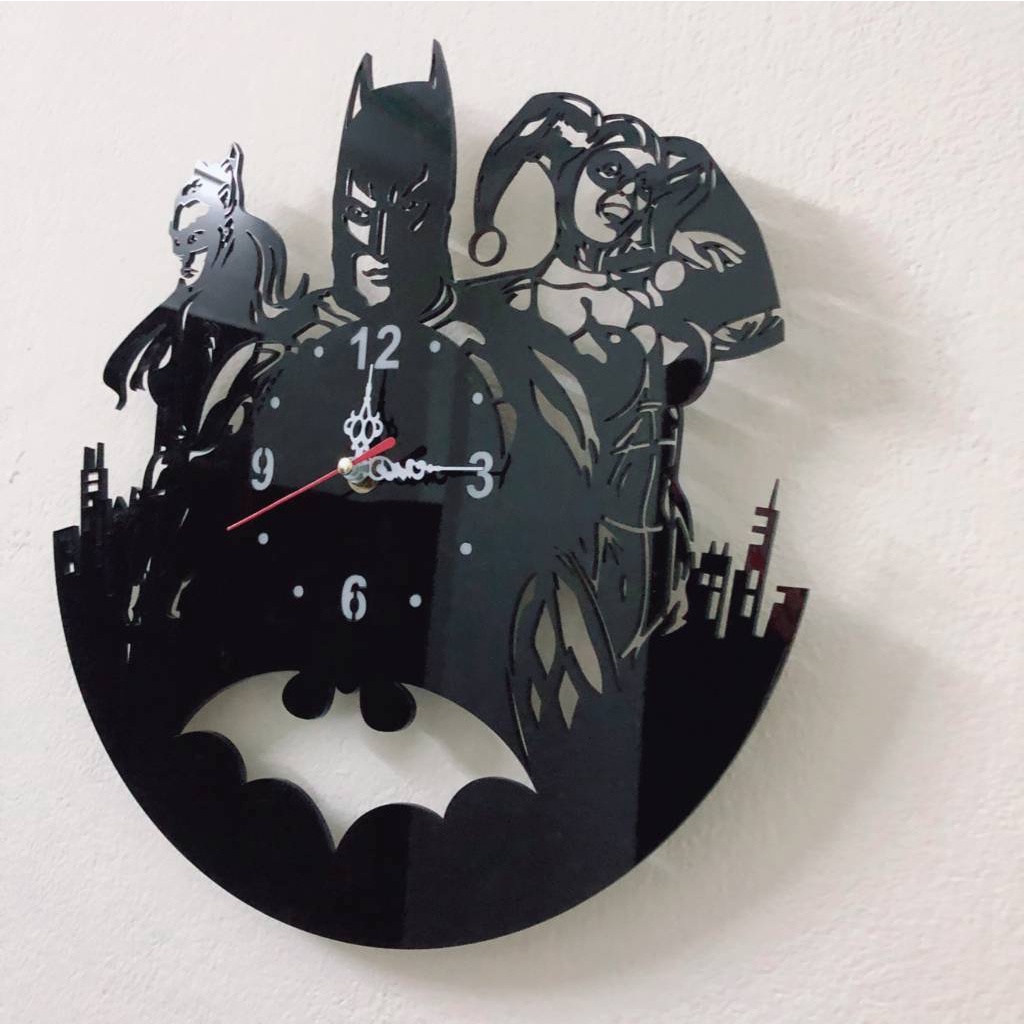 Đồng Hồ Treo Tường Đẹp hình Bat man Abatsu ở Hà Nội