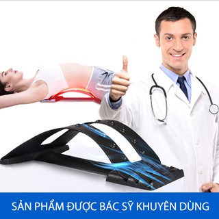 Dụng cụ tập lưng chống đau mỏi lưng do ngồi nhiều, có thể điều chỉnh độ cong, mẫu mới siêu hót - Tập thể dục cho lưng cổ