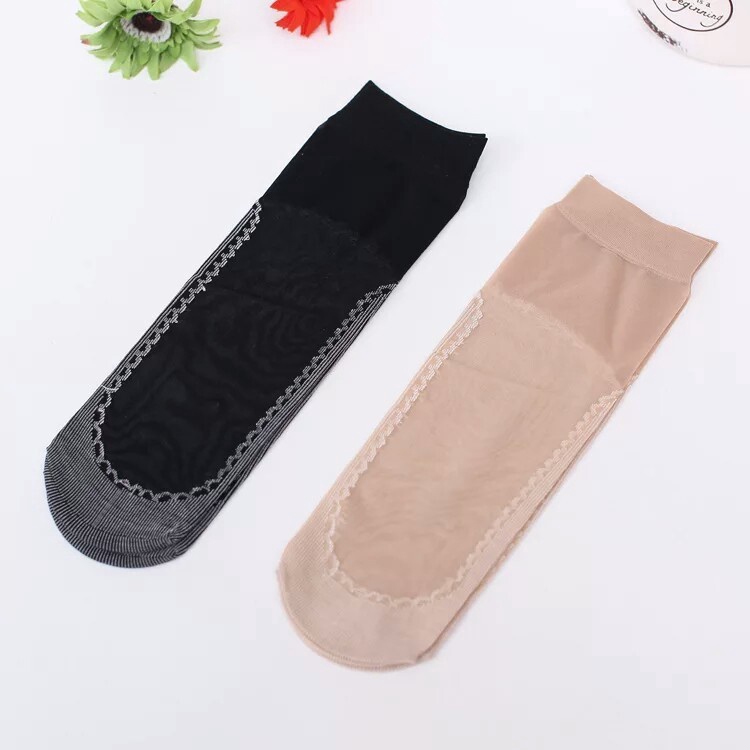 Đôi vớ ngắn siêu mỏng chống trượt thời trang cho nữ