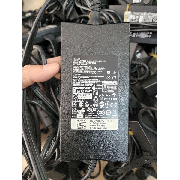 Sạc Adapter ZIN LAPTOP DELL 19.5V-6.7A 130W , loại slim mỏng, có đèn ở đầu sạc