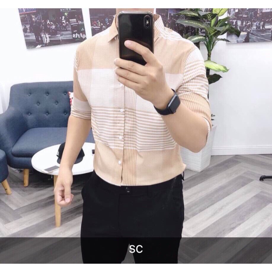 ÁO SƠ MI NAM DÀI TAY CỰC ĐẸP KHÔNG NHĂN
