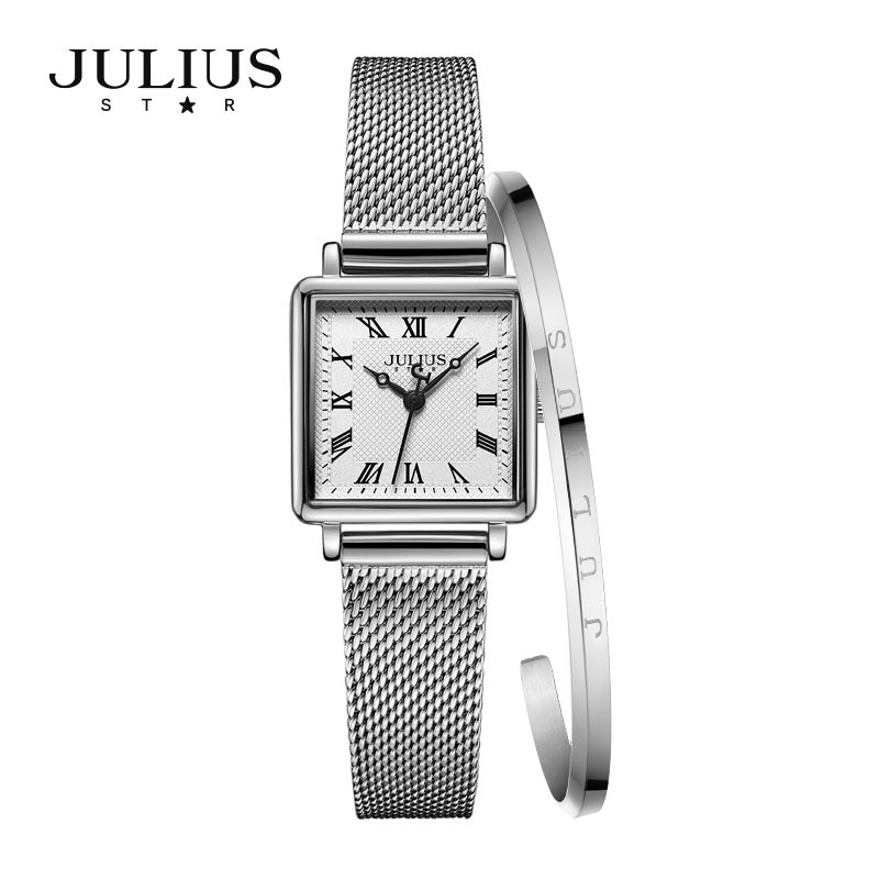 Đồng hồ nữ Julius Star JS031 dây thép