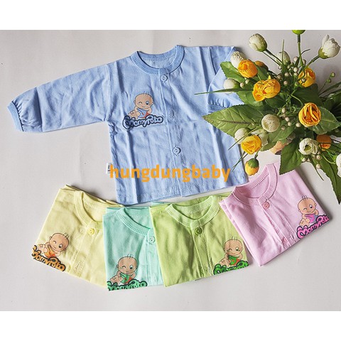 Set 5 Áo sơ sinh cúc giữa hà trang