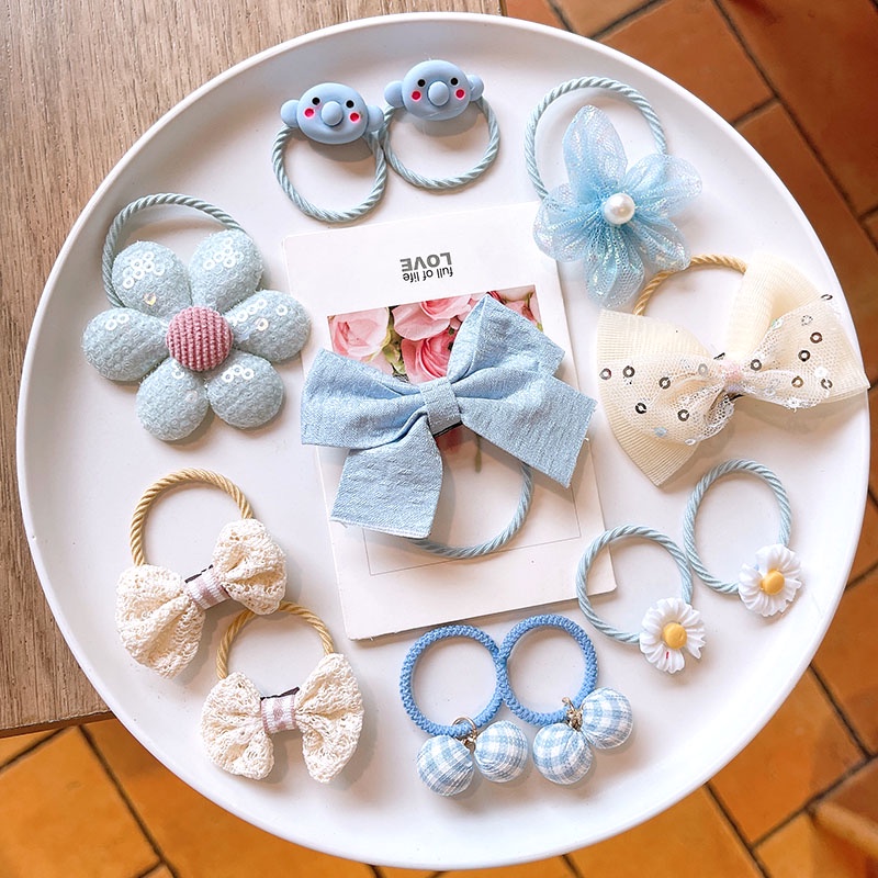 Mới Dây Buộc Tóc Cao Su Kiểu Dáng Dễ Thương Dành Cho Bé Gái