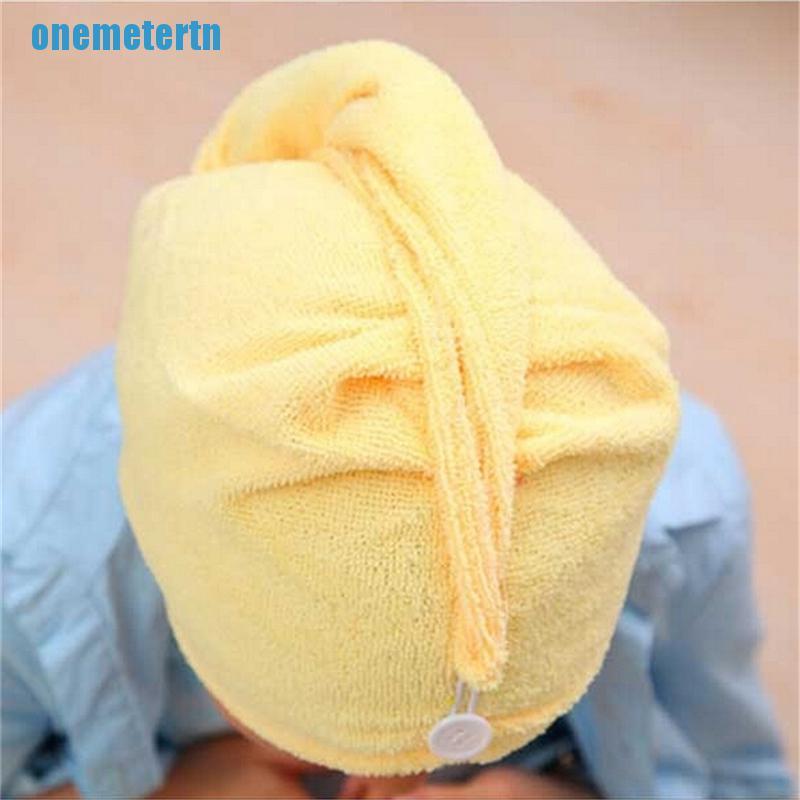 MICROFIBER (Hàng Mới Về) Khăn Quấn Làm Khô Tóc Bằng Vải Vi Sợi