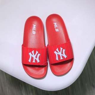 dép mlb-ny quai ngang nam nữ màu basic