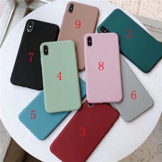 Ốp Điện Thoại Cao Su Mềm Nhám Màu Kẹo Trơn Cho Xiaomi Redmi Note 3 4 4X 5 Pro