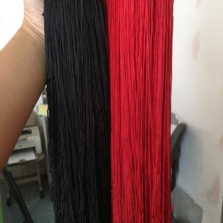 Chỉ đỏ, chỉ đen 50 mét (Tết vòng tay hoặc xâu vòng dâu) - [ CHUYÊN SỈ BẠC TA ]
