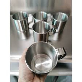 Cốc inox, ca inox 7cm dày dặn