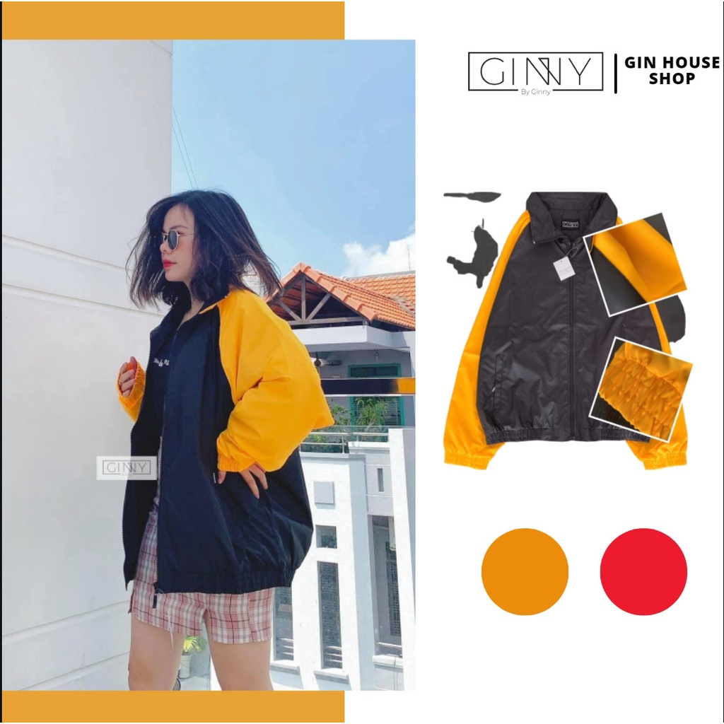 Áo khoác LoGo Gin - form unisex - hình thật tự chụp | GinHouse Shop