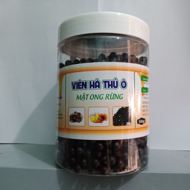 500gr viên hà thủ ô mật ong rừng hỗ trợ trị tóc bạc sớm, kéo dài tuổi thọ, tăng sinh lý nam