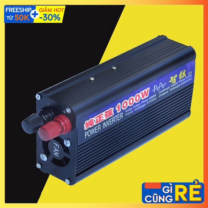 Bộ kích đổi nguồn điện sóng sin chuẩn 1000W từ 24v lên 220V