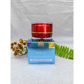 Kem WLEZA 10g Mụn Trắng Da Chống Nắng