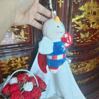 Móc khóa mỡ gà siêu nhân