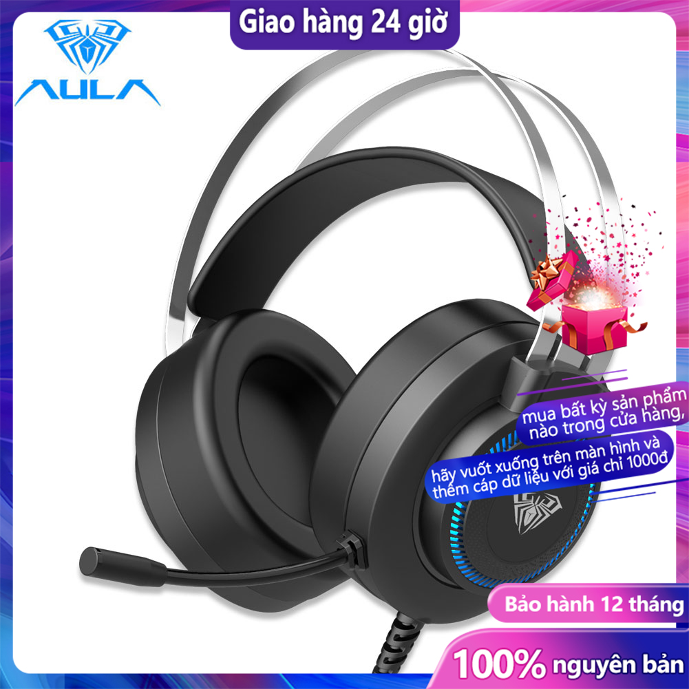 Tai Nghe Trùm Đầu Chơi Game Có Mic Aula S601