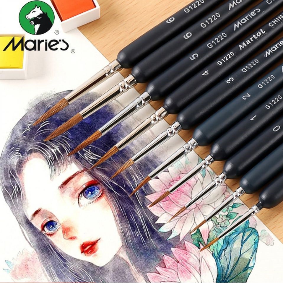 Cọ vẽ đầu tỉa MARIE'S Martol, Cọ đầu nhọn Maries Martol G1220