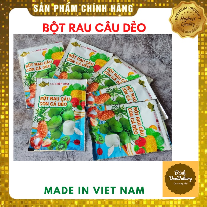 Bột rau câu DẺO HIỆU CON CÁ DẺO [HÀNG CHÍNH HÃNG]