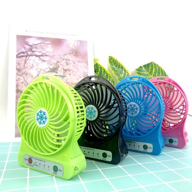 Bán quạt sạc tích điện mini 3 tốc độ siêu rẻ