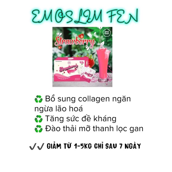 [MUA SỈ⚡️]COMBO 3 5 10 Nước uống Hỗ Trợ Giảm Béo EMOSLIM