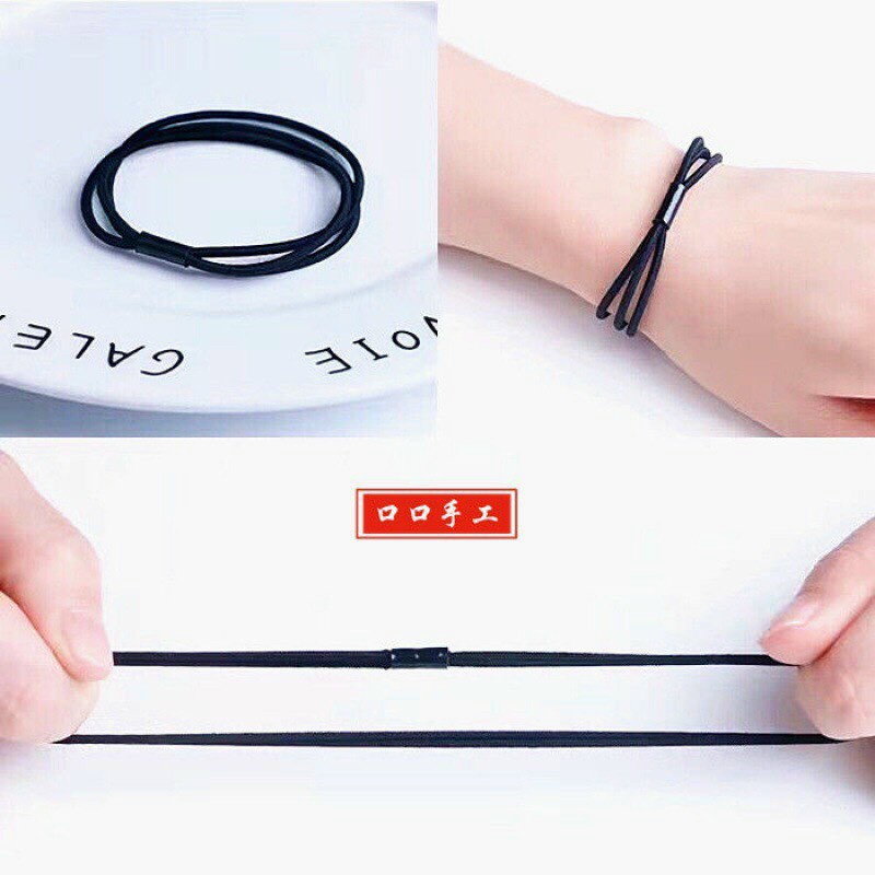 10 Dây Buộc Tóc Cao Su Nhiều Sợi Co Giãn Phong Cách Mới 2022