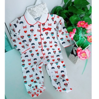 Body liền tất mickey xuất Mỹ cho bé gái