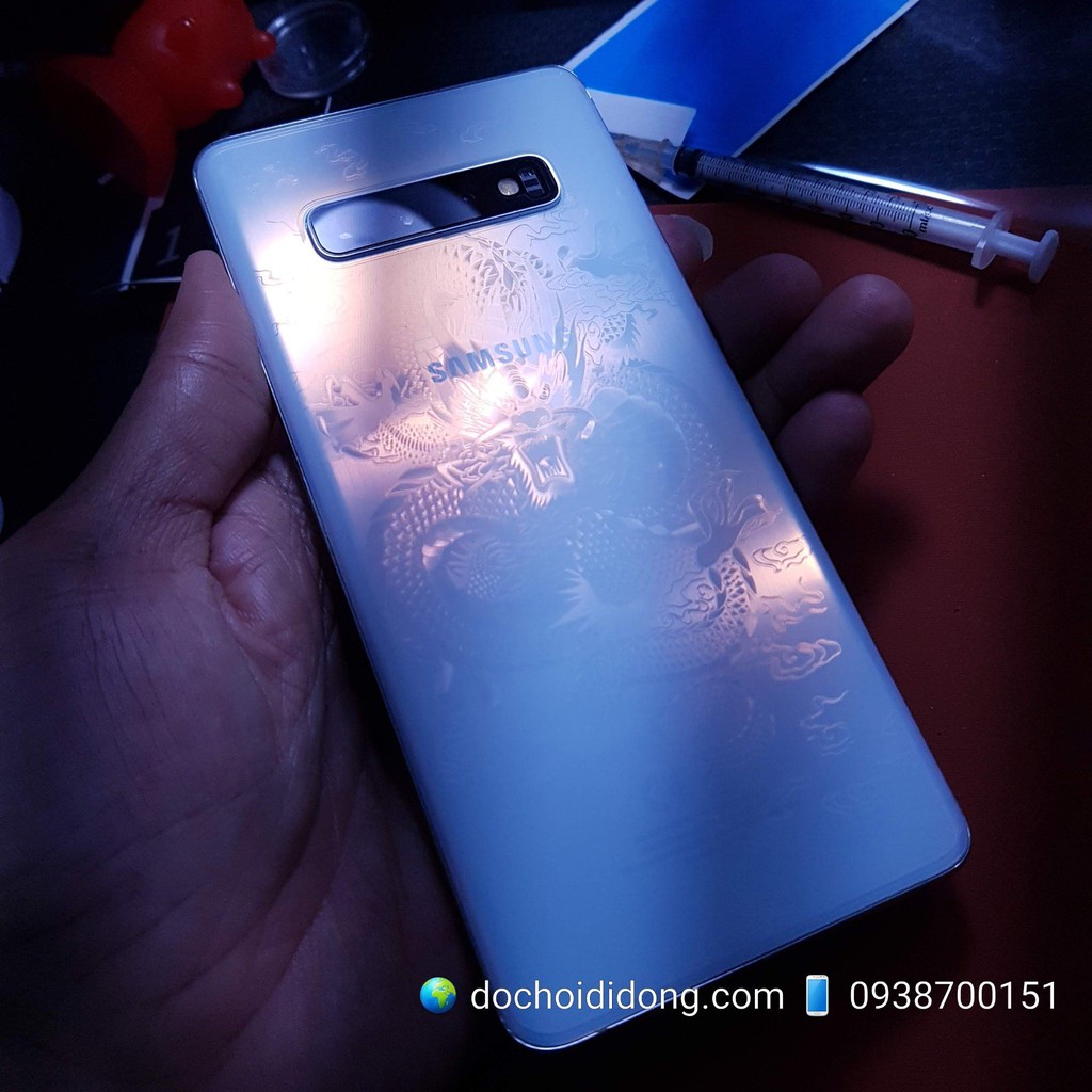 Miếng Dán Full Lưng Samsung S10 Plus Hình Rồng