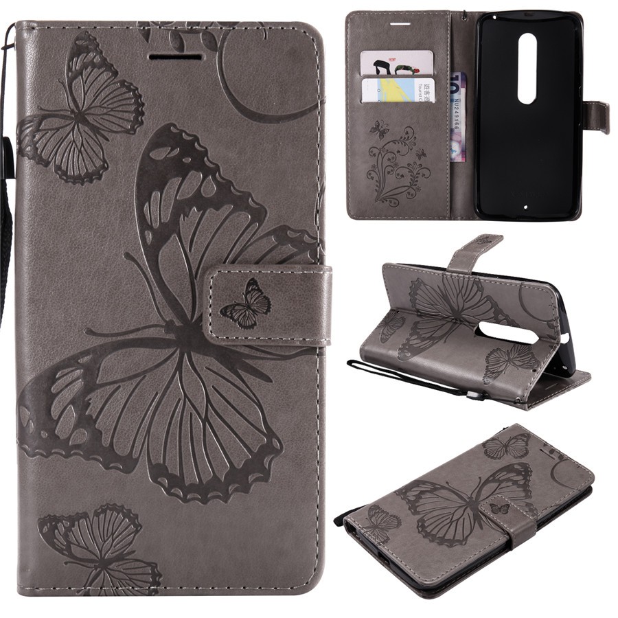 Case for Motorola Moto X Style Butterfly leather phone shell