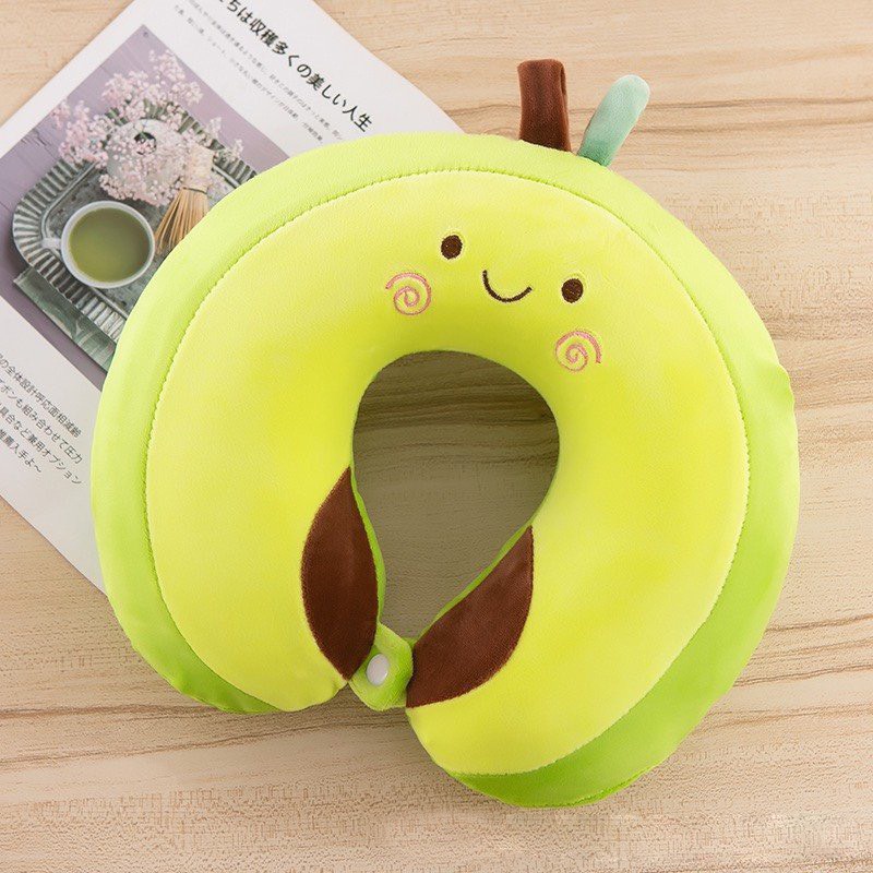 Gối Chữ U Văn Phòng Hình Thú Ngộ Nghĩnh , Gối Tựa Cổ Đi Máy Bay, Ô tô, Đi Du Lịch Ruột Bông Cao Cấp