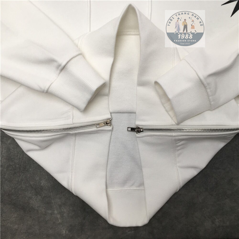 Áo Hoodie Nón Chui Trùm Đầu Form Rộng ❤ Áo Nỉ Thu Đông Unisex Nam Nữ Chất Liệu Nỉ In Họa Tiết Lightning Bolt Tia Chớp