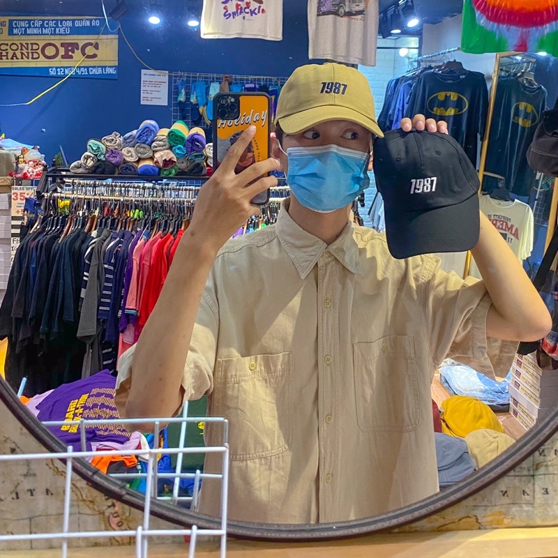 NEW - MŨ LƯỠI CHAI 1987 VINTAGE HIPHOP UNISEX