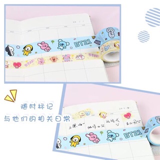 Băng keo BTS, V, Jungkook, BT21 5m