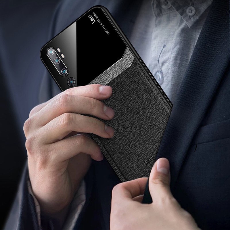 Ốp điện thoại KOOSUK da acrylic phong cách cổ điển cho Samsung Galaxy Note 8 9 10 + S10 S9 S8 Plus S10e