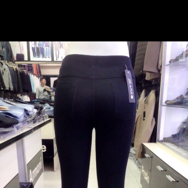 Quần giả bò legging nữ 